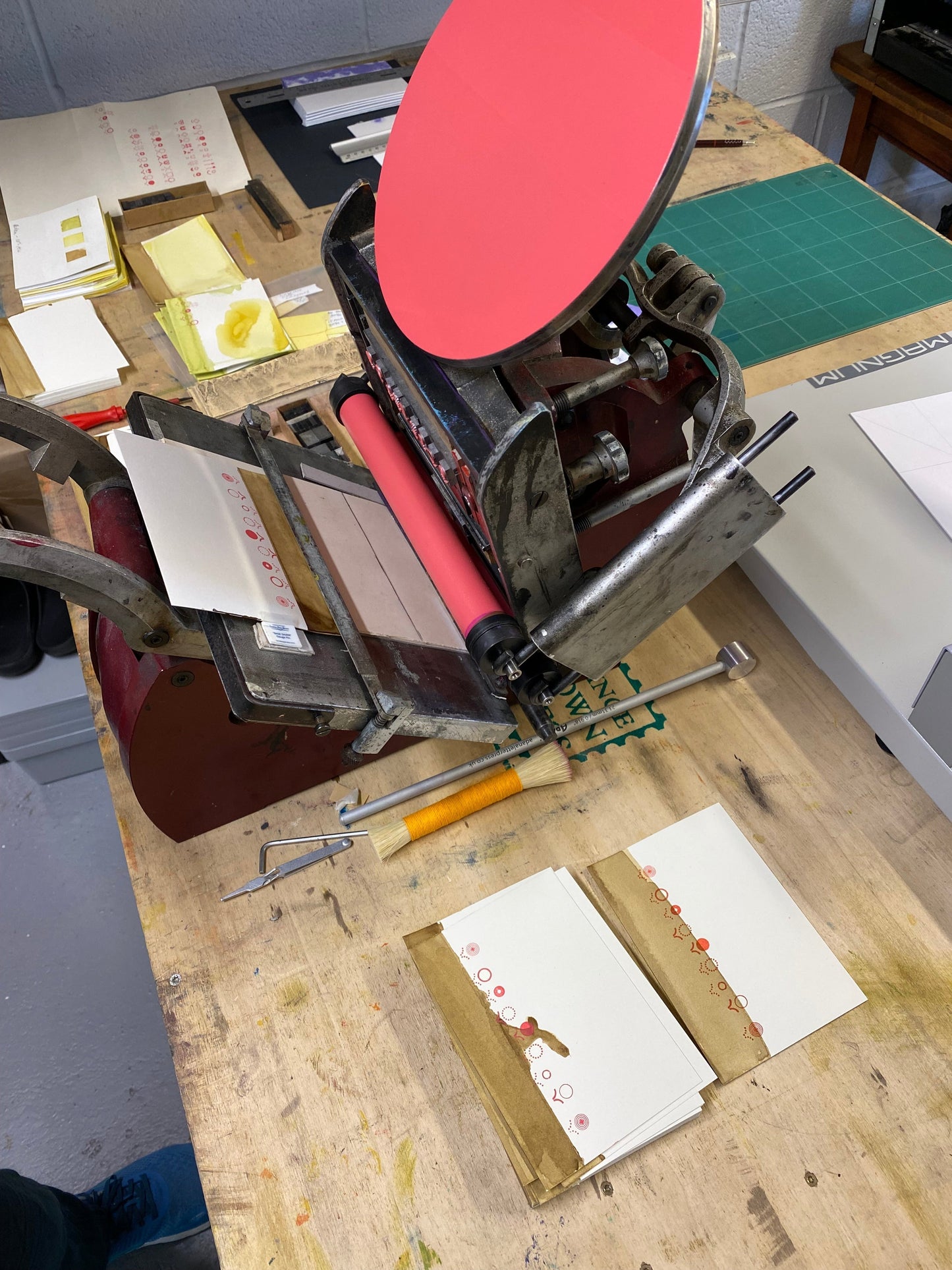How to Get Your Adana Printing Press Working Again