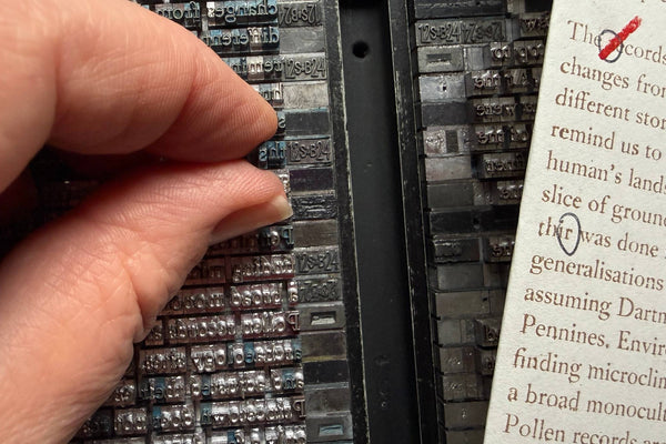 Quoins, sorts, and other five-letter words