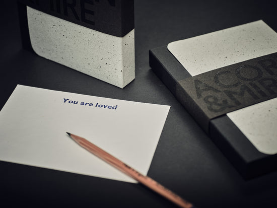 Acorn & Mire - stationery and art print bundle