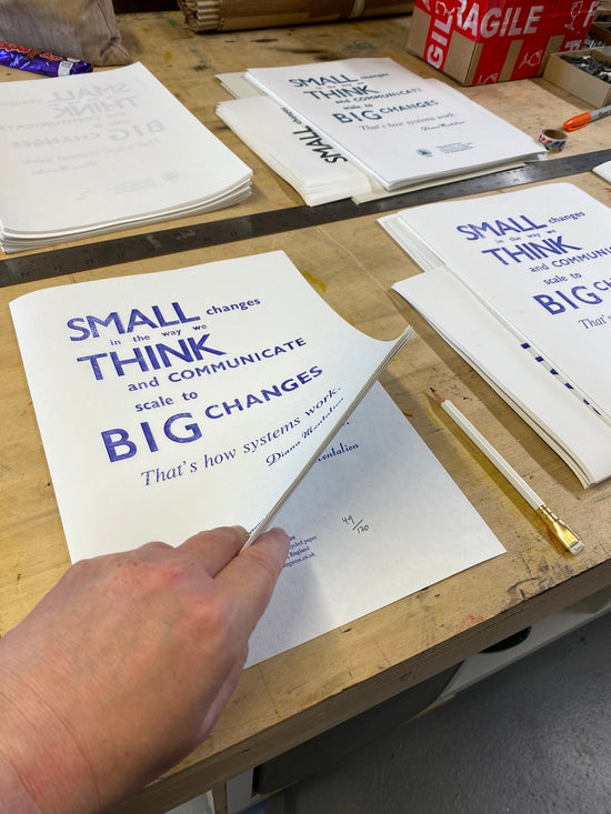 Small changes poster