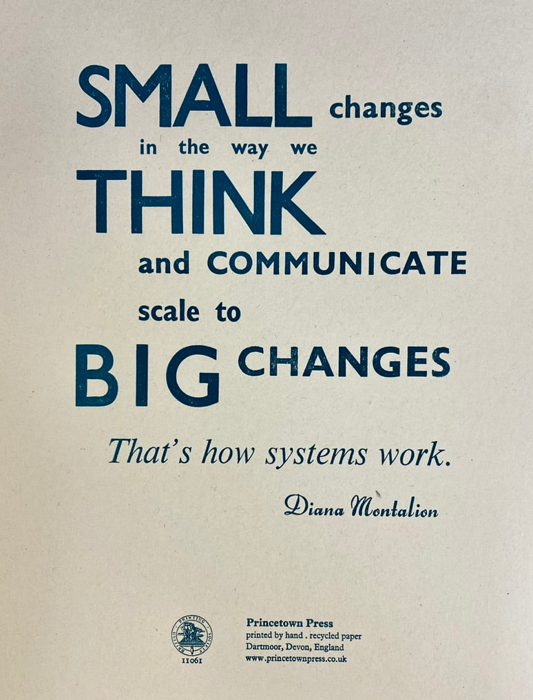 Small changes poster