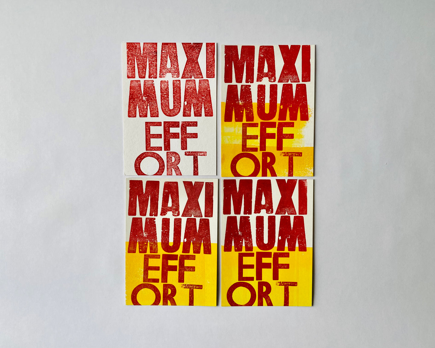 Maximum effort - mini poster