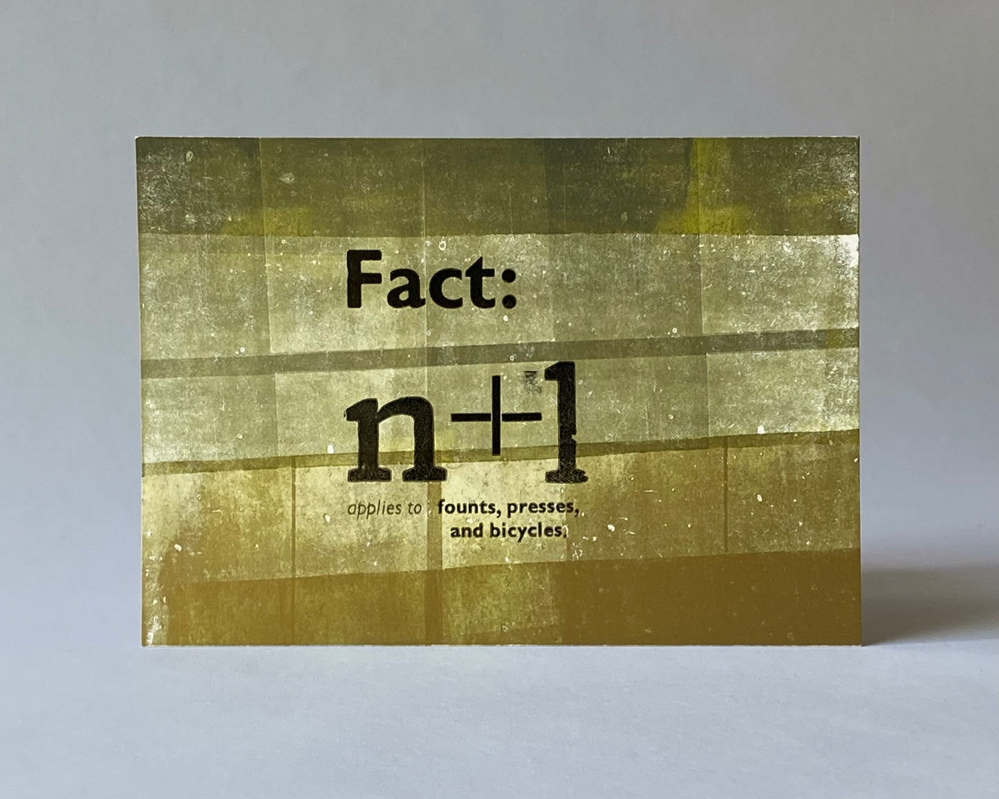 n+1 - mini poster