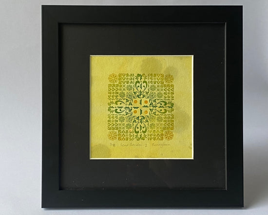 Lead garden 2 - gorse-dyed - framed poster