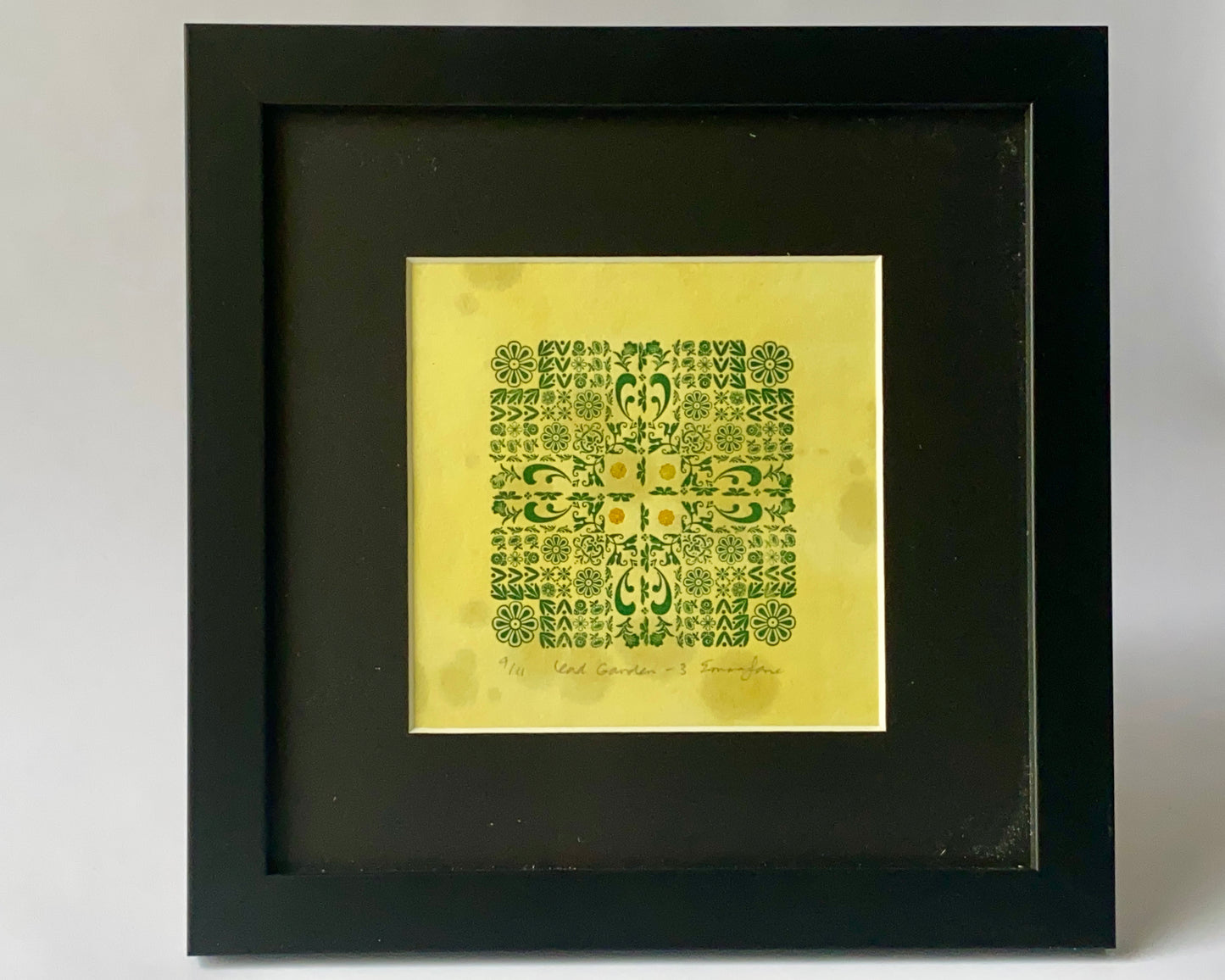 Lead garden 3 - gorse-dyed - framed poster