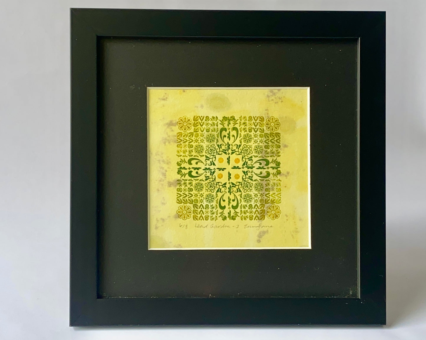 Lead garden 2 - gorse-dyed - framed poster