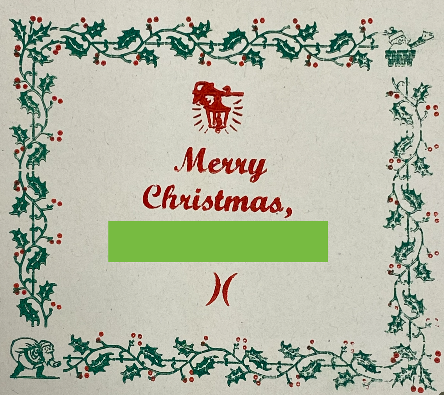 Print Your Own Christmas Cards